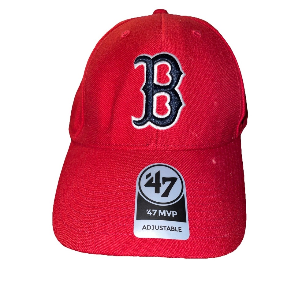 MLB Boston Red Sox 47 Brand MVP‎ Adjustable Cap Hat Red